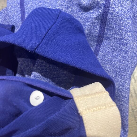 Lululemon Women's Scoop Neck Racerback Tank Top shirt blue Size 6 work out - Picture 7 of 7